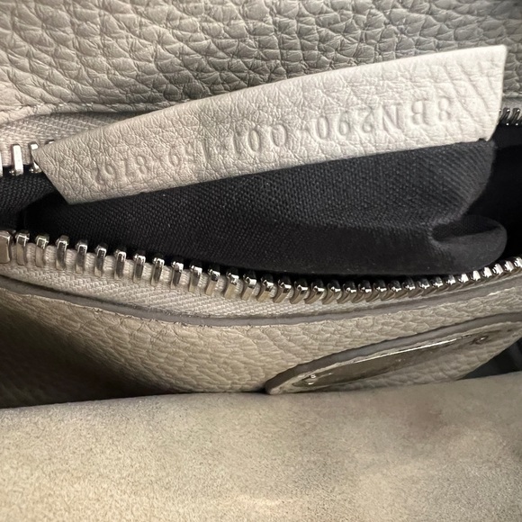 Fendi Grey Selleria Leather Peekaboo Shoulder Bag - Picture 9 of 11